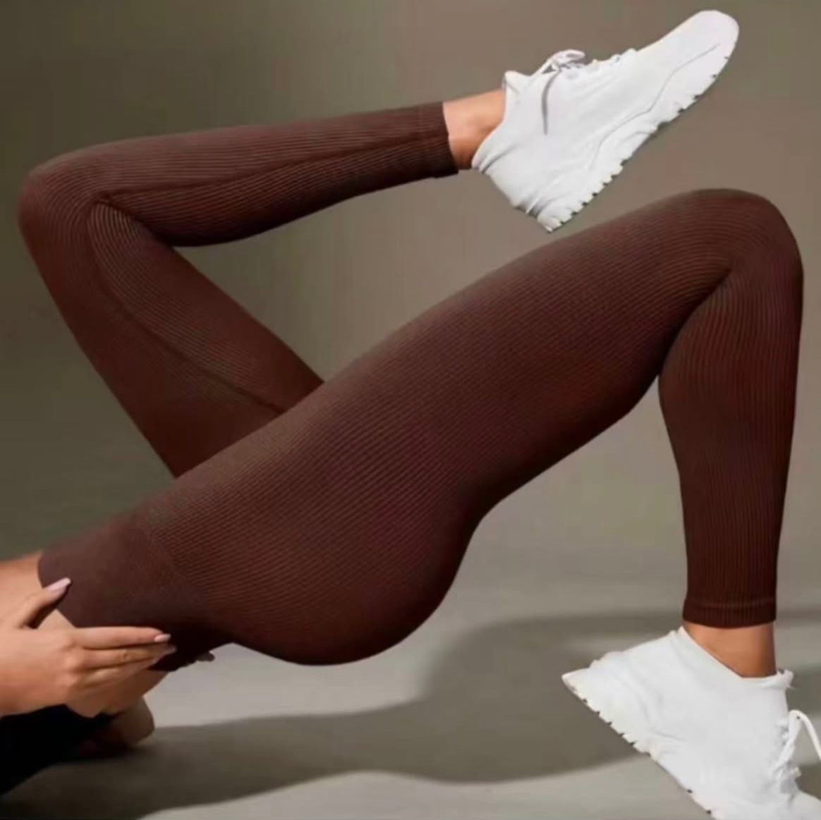 Calça legging básica cós alto